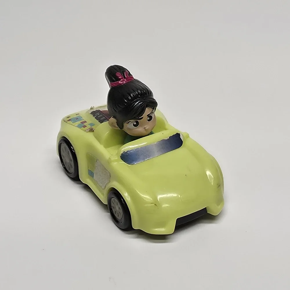 Disney Wreck It Ralph 2 McDonalds Happy Meal Vanellope Yellow Racer Car 2018